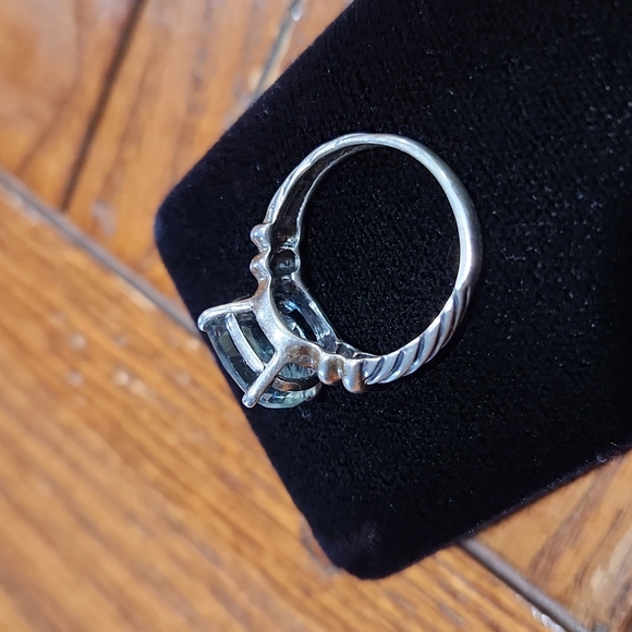 UTC Sterling Silver Jewelry Utc Sterling Silver Faceted Cushion